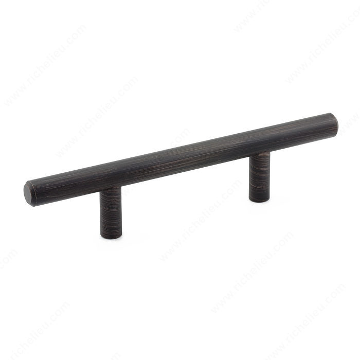 Richelieu Hardware Bp30576Borb Contemporary Metal Bar Pull 76MM Brushed Oil Rubbed Bronze Finish