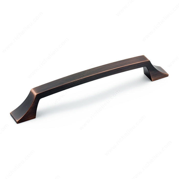Richelieu Hardware Bp765160Borb Transitional Metal Bar Pull With Fluted Ends 160MM Brushed Oil Rubbed Bronze Finish