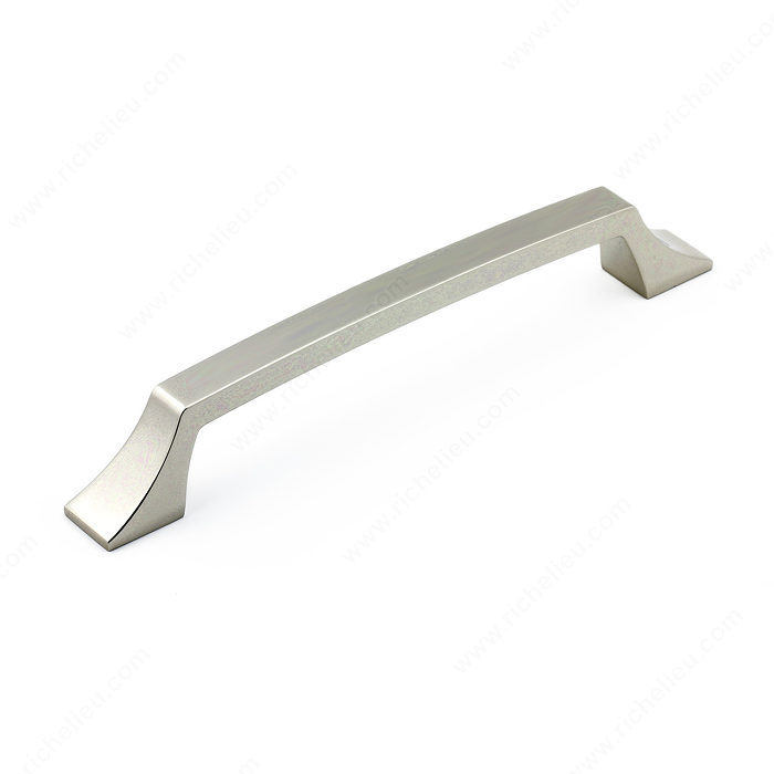 Richelieu Hardware Bp765160180 Transitional Metal Bar Pull With Fluted Ends 160MM Nickel Finish