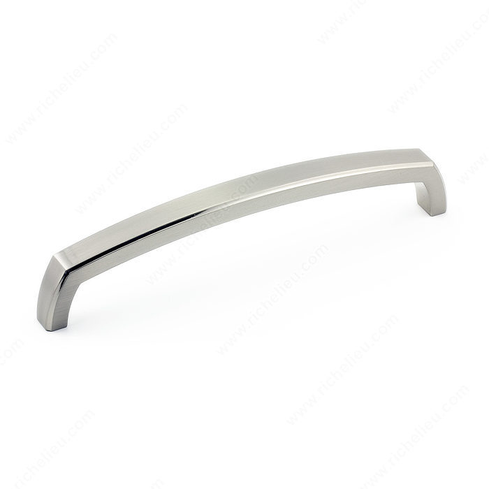 Richelieu Hardware Bp785160195 Transitional Metal Arched Pull 160MM Brushed Nickel Finish