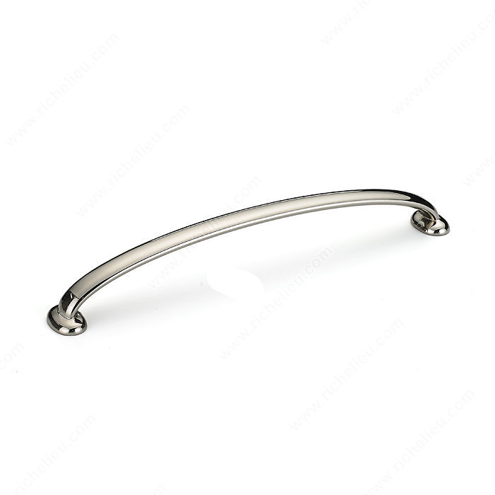Richelieu Hardware 51278192180 Classic Metal Arched Handle Pull 192MM Polished Nickel Finish