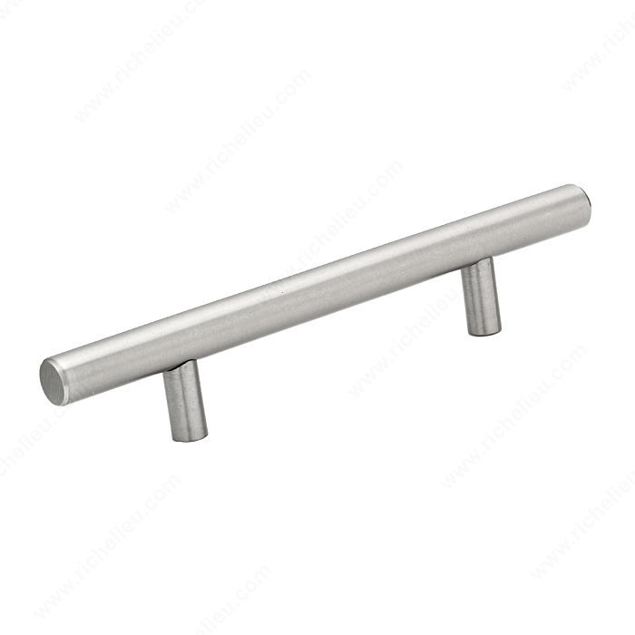 Richelieu Hardware Bp3487105170Ab Contemporary Antimicrobial Stainless Steel Handle Pull 105MM Stainless Steel Finish