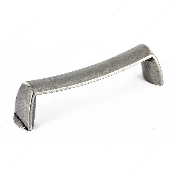 Richelieu Hardware 7030128220 Industrial City Collection Transitional Raised Bar Pull 128MM York Finish