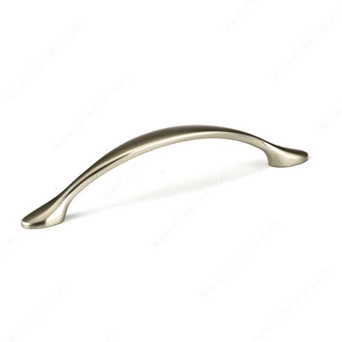 Richelieu Hardware Bp7815195 Classic Metal Arched Pull 128MM Brushed Nickel Finish