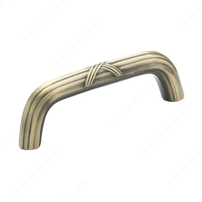 Richelieu Hardware BP82432AE Classic Metal Handle Pull - 824 in Antique English