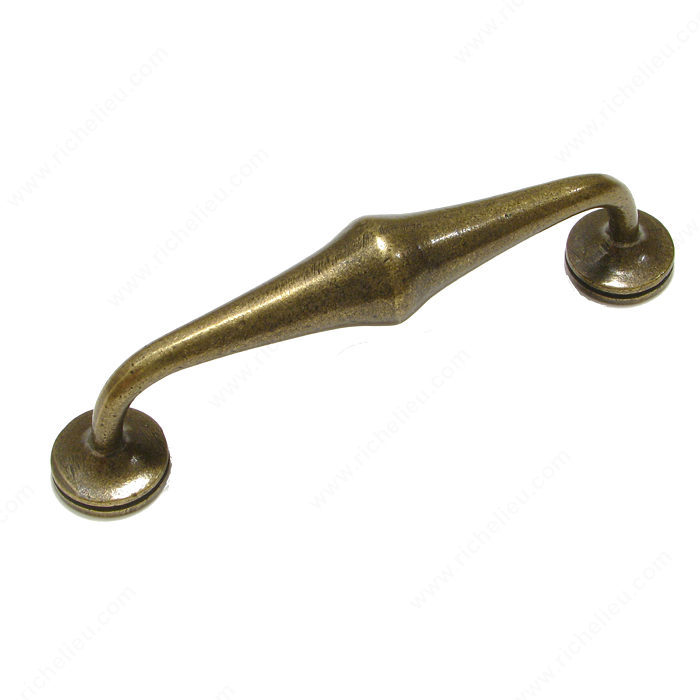 Richelieu Hardware 3741128132 Medieval Collection Cast Iron Handle Pull - 374 in English Bronze