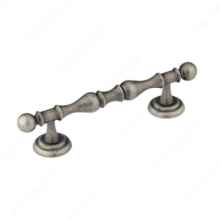 Richelieu Hardware BP60111142 Classic Metal Handle Pull - 6011 in Pewter