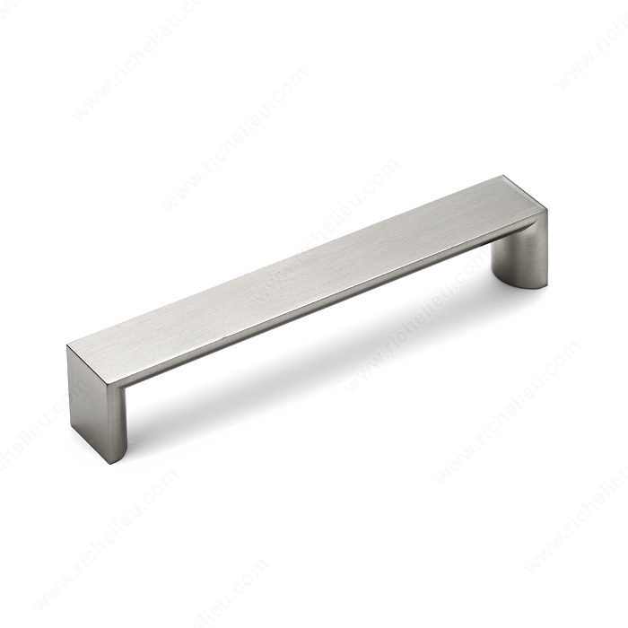 Richelieu Hardware Bp458128195 Contemporary Metal Handle Pull 128MM Cc Brushed Nickel Finish