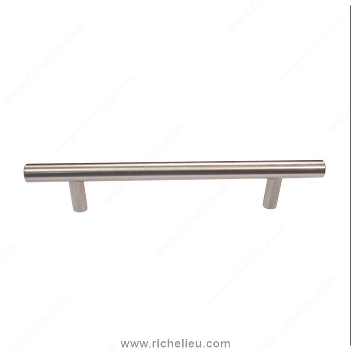 Richelieu Hardware 305160195 Contemporary Metal Handle Pull in Brushed Nickel