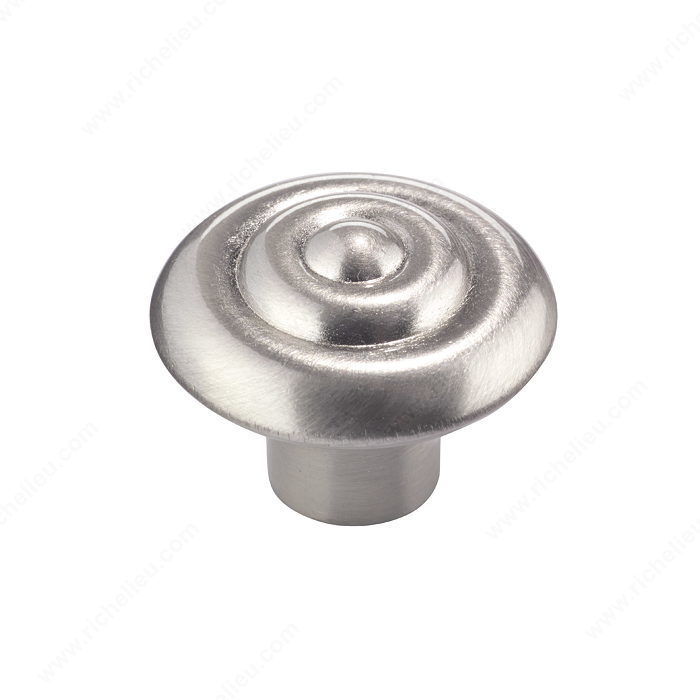 Richelieu DP2391132195 Pack of 10 Traditional Metal Knobs - 2391 - Brushed Nickel