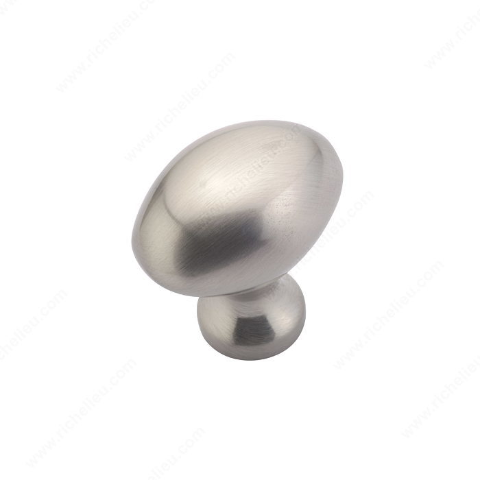 Richelieu DP4443195 Pack of 10 Traditional Metal Knobs - 4443 - Brushed Nickel
