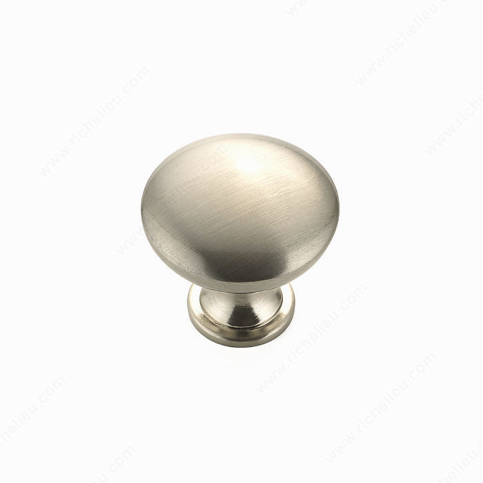 Richelieu DP9041195 Pack of 10 Contemporary Metal Knobs - 9041 - Brushed Nickel
