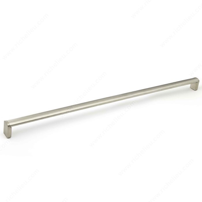 Richelieu BP525512195 Contemporary Stainless Steel Pull in Brushed Nickel