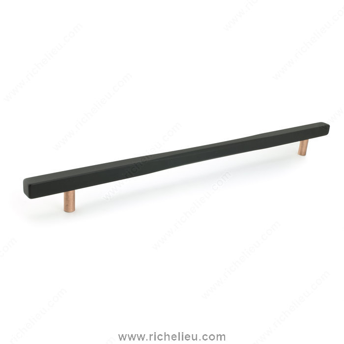 Richelieu Hardware 7735320191900 Contemporary Metal Pull  -  7735  - Black; Copper