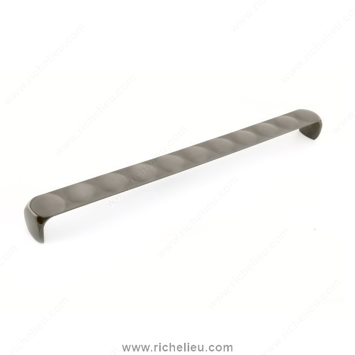 Richelieu Hardware 8442320091 Contemporary Metal Pull  -  8442  - Black Nickel