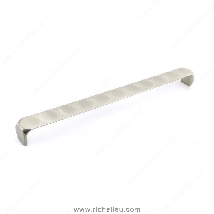 Richelieu Hardware 8442320195 Contemporary Metal Pull  -  8442  - Brushed Nickel
