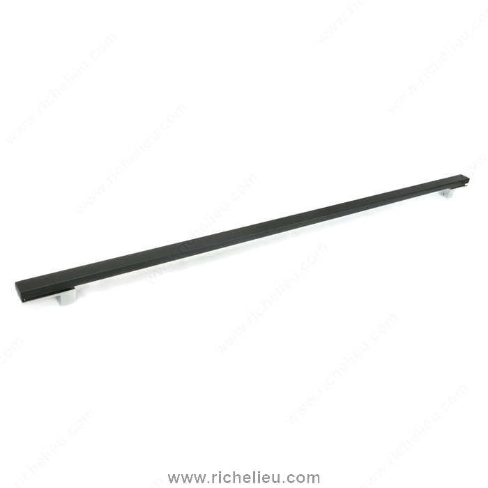 Richelieu Hardware 61121000140900 Contemporary Metal Pull  -  6112 & 6131  - Chrome; Black