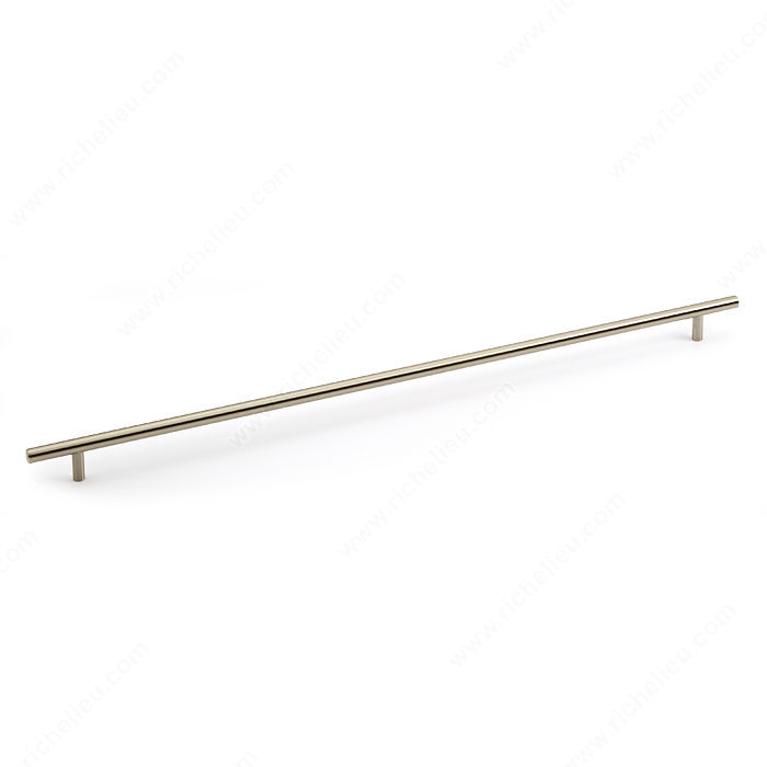 Richelieu Hardware Bp305562195 Contemporary Large Metal Handle Pull 562MM Brushed Nickel Finish