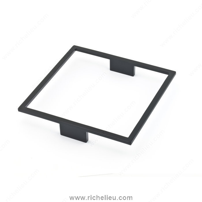 Richelieu Hardware 1015160900 Contemporary Metal Pull  -  1015  - Matte Black