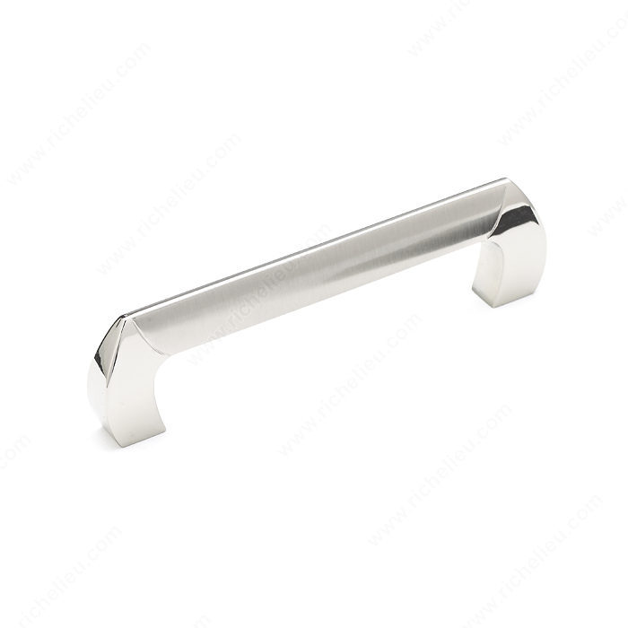 Richelieu Hardware Bp256196140195 Contemporary Metal Handle Pull 96MM Chrome Finish