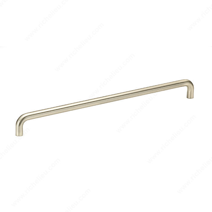 Richelieu Hardware BP271195 Contemporary Metal Handle Pull - 2711 in Brushed Nickel