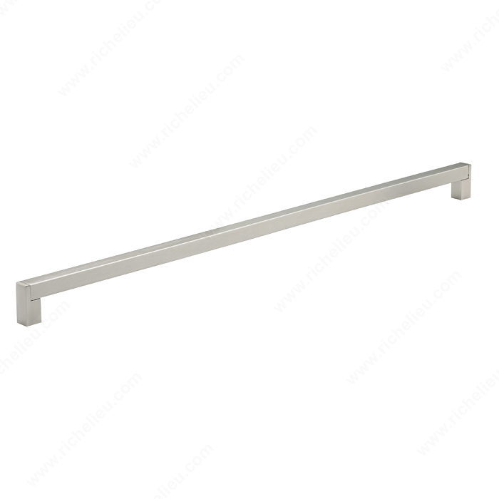 Richelieu Hardware Bp520576195 Contemporary Stainless Steel Bar Pull 576MM Brushed Nickel Finish
