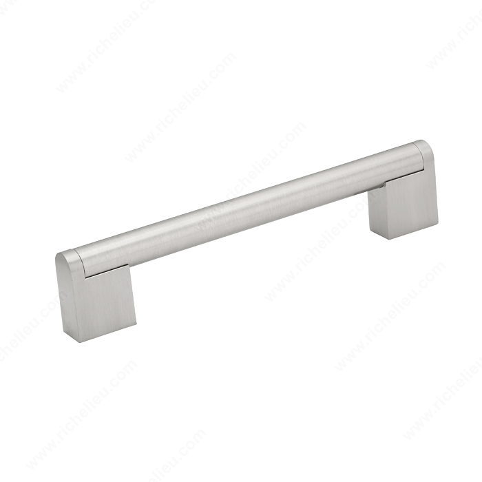 Richelieu Hardware Bp719128195 Contemporary Metal Appliance Pull 128MM Brushed Nickel Finish