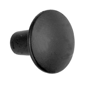 Richelieu BP0947138900 Traditional Forged Iron Knob in Matte Black