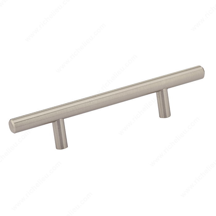Richelieu D5P30596195 Pack of 5 Contemporary Metal Handle Pulls - 305 - Brushed Nickel