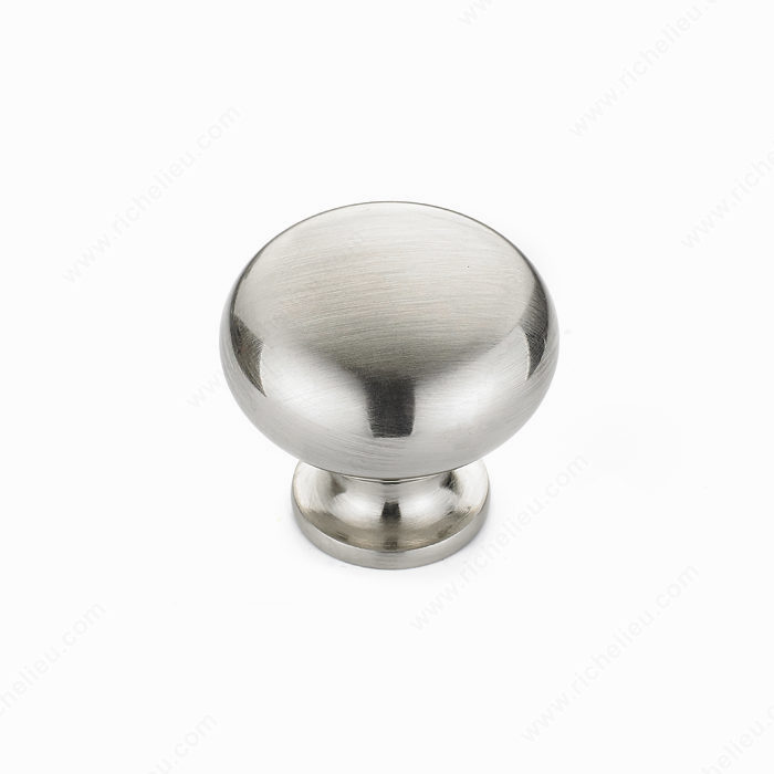 Richelieu JP3295195 Pack of 30 Contemporary Metal Knobs - 3295 - Brushed Nickel