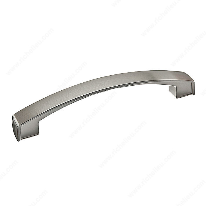 Richelieu Hardware Bp8252128195 Traditional Metal Arch Pull 128MM Brushed Nickel Finish