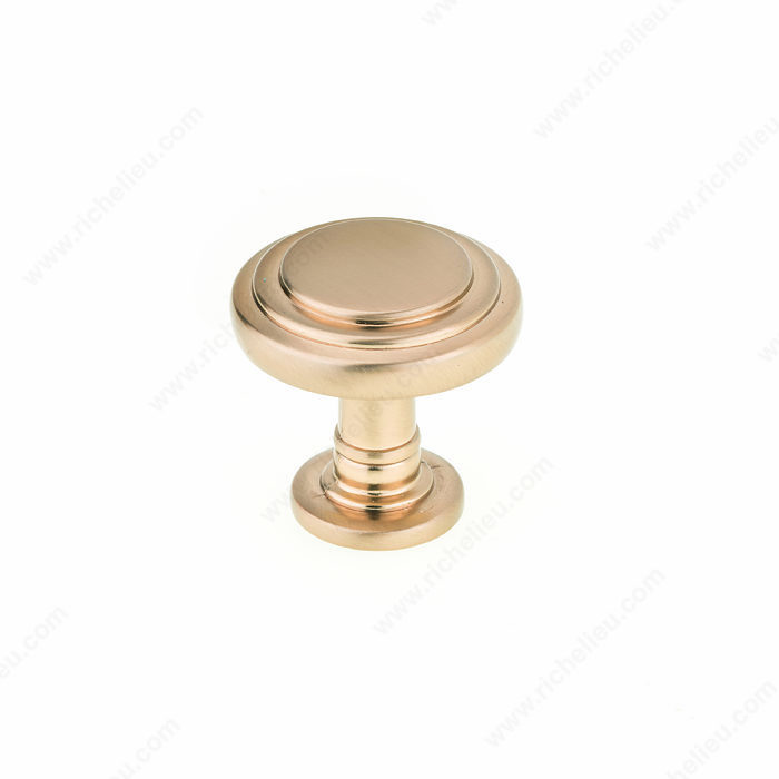 Richelieu BP881833CHBRZ Traditional Metal Knob - 8818 - Champagne Bronze