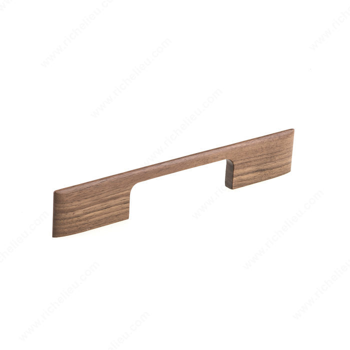 Richelieu 6366160322 Contemporary Wood Pull - 6366 - Euro Walnut