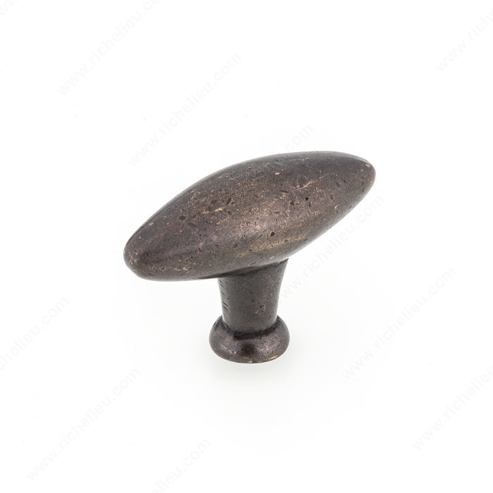 Richelieu 65655821147 Traditional Iron Knob - 6565 - Durham Bronze