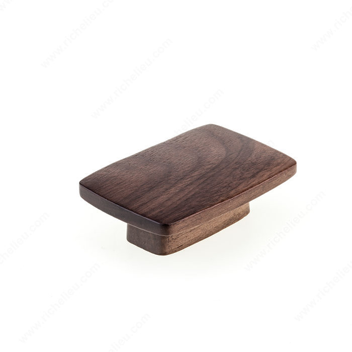 Richelieu 636632322 Contemporary Wood Knob - 6366 - Euro Walnut
