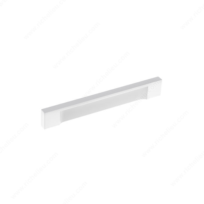 Richelieu BP1310112830 Contemporary Aluminum Pull - 1310 - White