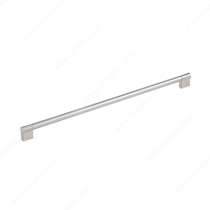 Richelieu Hardware Bp527416195 Contemporary Stainless Steel Bar Pull 416MM Brushed Nickel Finish