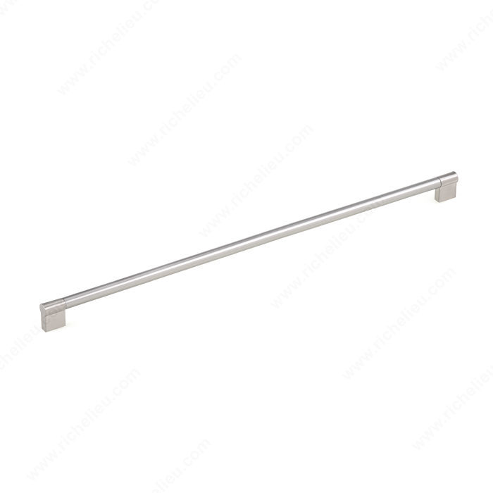 Richelieu Hardware Bp527576195 Contemporary Stainless Steel Bar Pull 576MM Brushed Nickel Finish