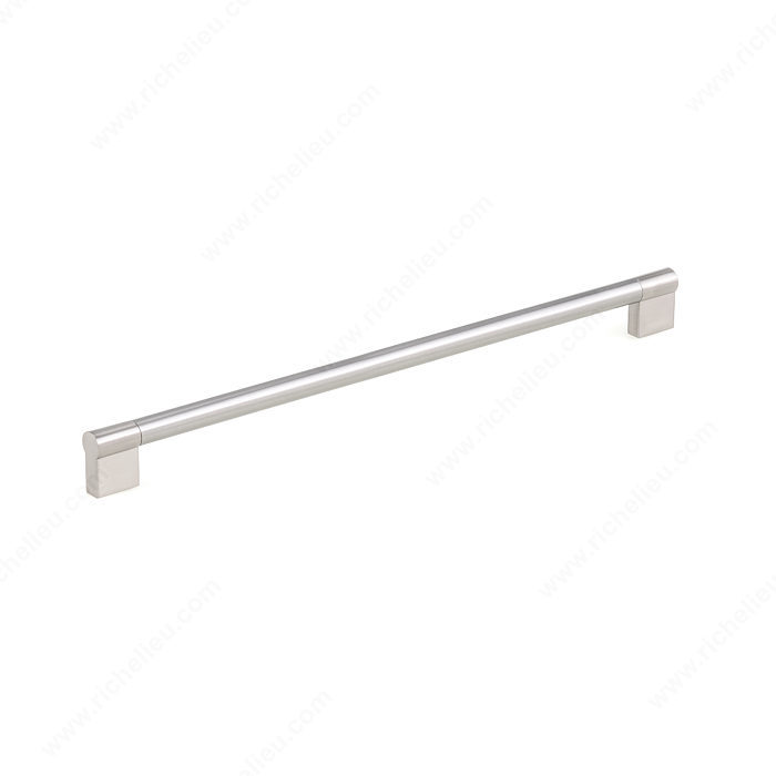 Richelieu Hardware Bp527320195 Contemporary Stainless Steel Bar Pull 320MM Brushed Nickel Finish