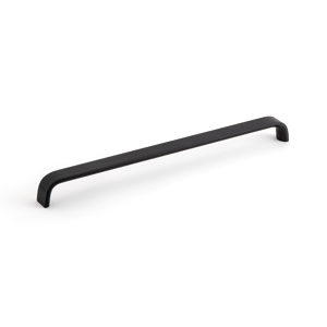 Richelieu 441448990 Contemporary Aluminum Pull in Brushed Black