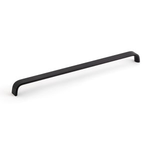 Richelieu 441544990 Contemporary Aluminum Pull in Brushed Black