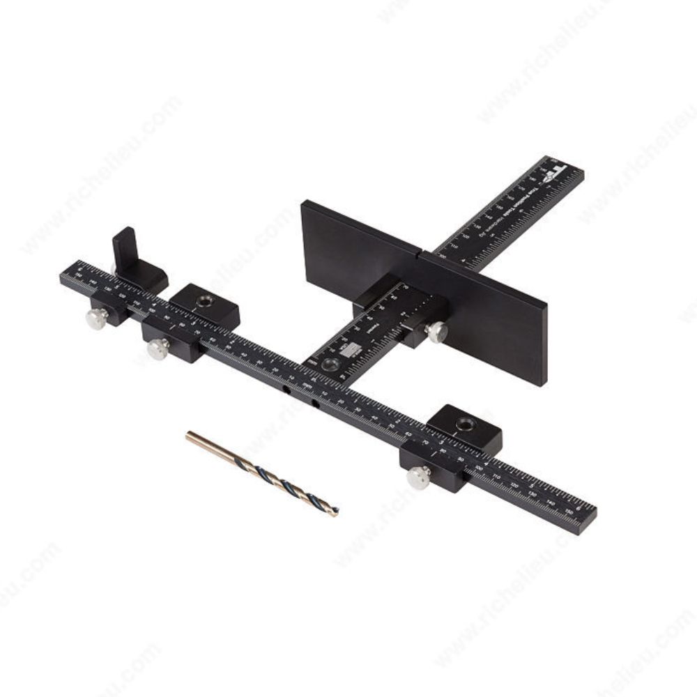 Richelieu 9125BASICJIG Jig System for Handles, Knobs and Case in Black