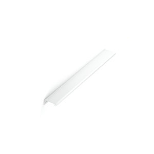 Richelieu BP969641630 Contemporary Metal Edge Pull in White