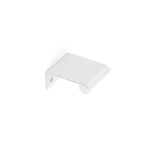 Richelieu BP96962530 Contemporary Metal Edge Pull in White