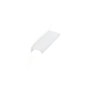 Richelieu BP969612830 Contemporary Metal Edge Pull in White