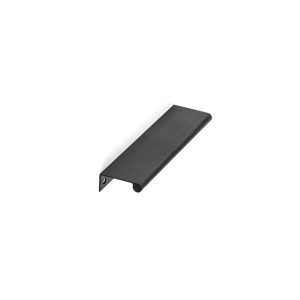 Richelieu BP9696128990 Contemporary Metal Edge Pull in Brushed Black