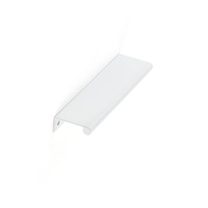 Richelieu BP969619230 Contemporary Metal Edge Pull in White