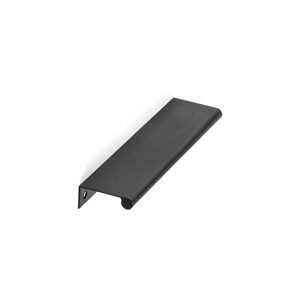 Richelieu BP9696192990 Contemporary Metal Edge Pull in Brushed Black