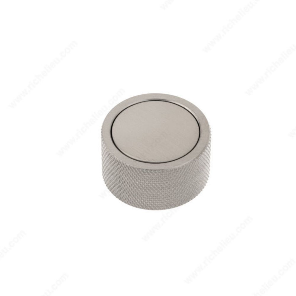 Richelieu 206540195 2065 Contemporary Metal Knob in Brushed Nickel