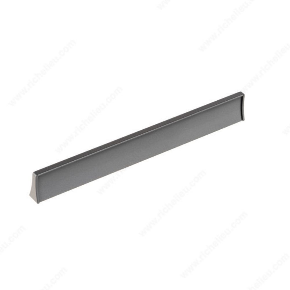 Richelieu 2566160219 2566 Contemporary Metal Pull in Ravello Gray